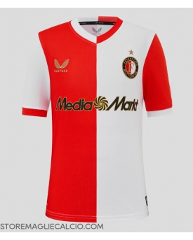 Feyenoord Maglia Gara Casa Repliche 2025-26 Maniche Corte
